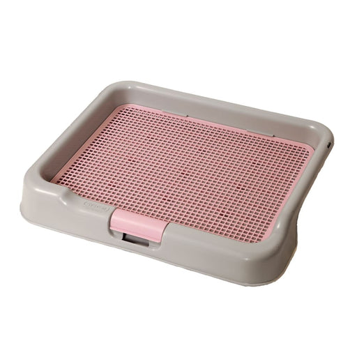 Grey Dog Pet Potty Tray Training Toilet Portable T3