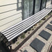 Grey White Stripe Fence Net Balcony Privacy Nets Stair Rail