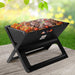 Grillz Notebook Portable Charcoal Bbq Grill