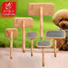 Pet Grooming Comb Wooden Handle Needle For Hair Brush