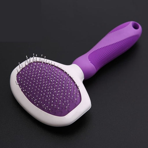 Pet Grooming Round Head Needle Comb Dog Cat Massage Brush