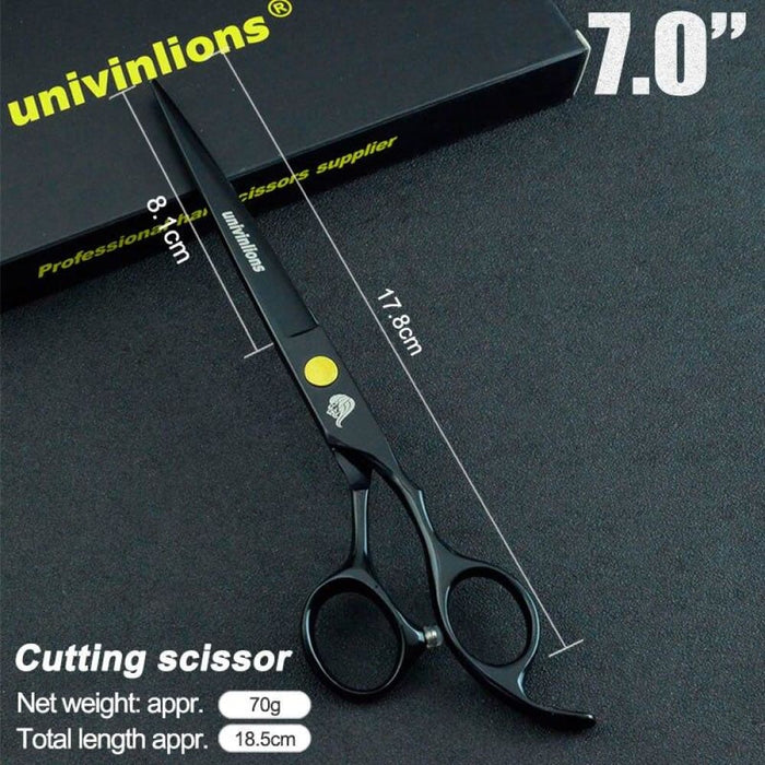 Pet Grooming Straight Scissors With Paper Box 7 Inch