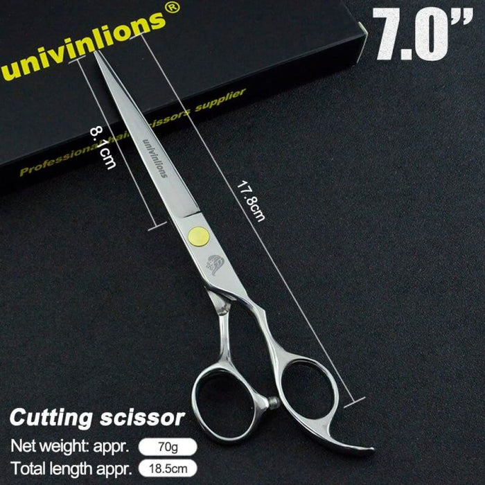 Pet Grooming Straight Scissors With Paper Box 7 Inch