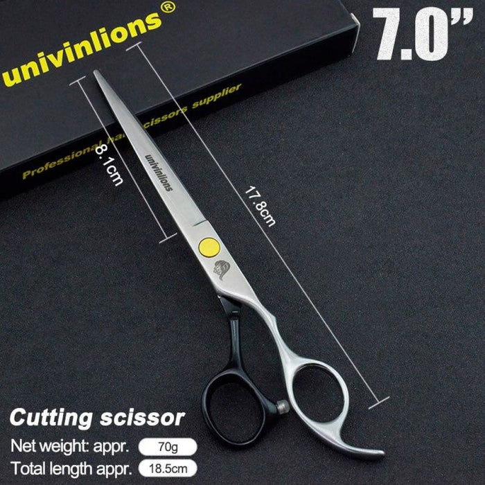 Pet Grooming Straight Scissors With Paper Box 7 Inch