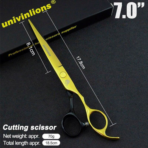 Pet Grooming Straight Scissors With Paper Box 7 Inch