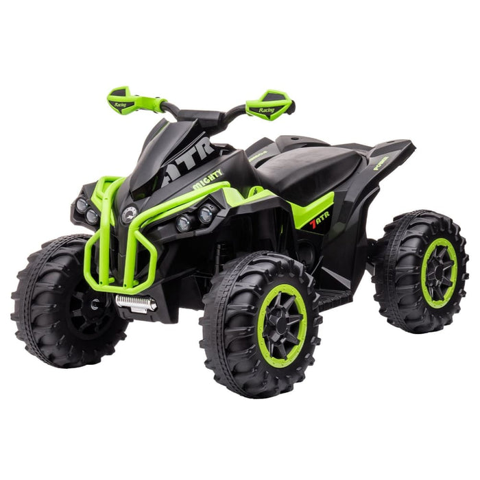 Gts99 Kids Electric Ride On Quad Bike Toy Atv 50w - Green