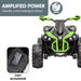 Gts99 Kids Electric Ride On Quad Bike Toy Atv 50w - Green