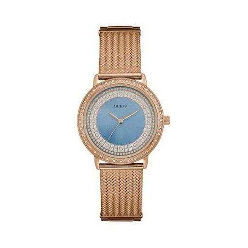 Guess W0836l1 Ladies Quartz Watch Blue 36mm