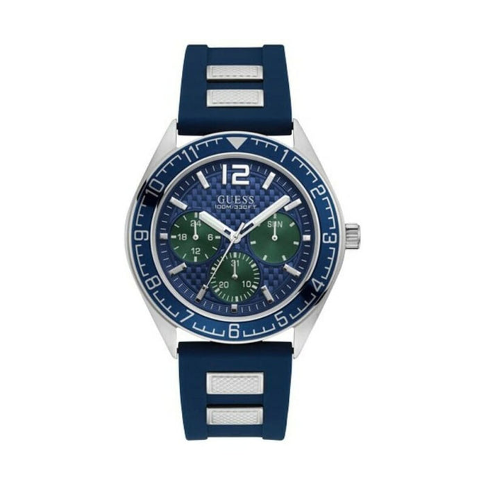 Guess W1167g1 Men’s Quartz Watch Blue 46 Mm