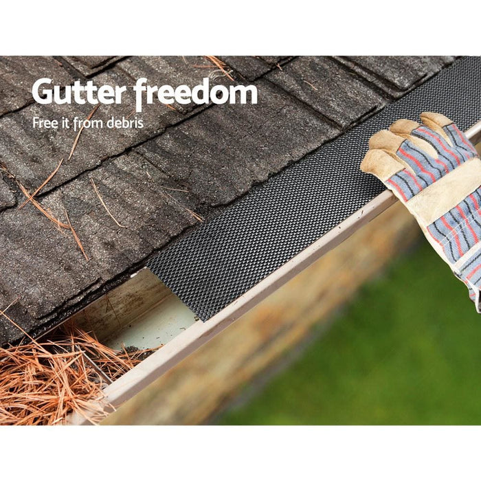 30x Gutter Guard Guards Aluminium Leaf Mesh Roof Tiles