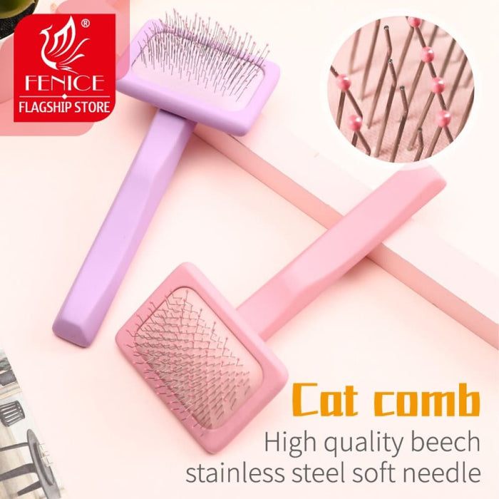 Pet Hair Massage Comb Open-knot Brush Groming Cleaning Tool