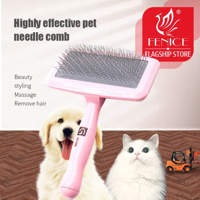 Pet Hair Massage Comb Open-knot Brush Groming Cleaning Tool