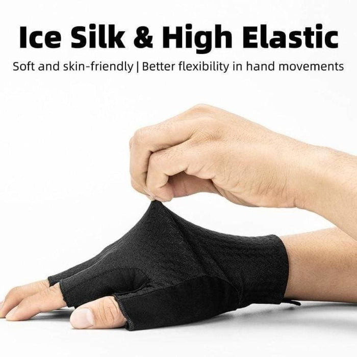 Half Finger Sbr Pad Breathable Shockproof Cycling Gloves