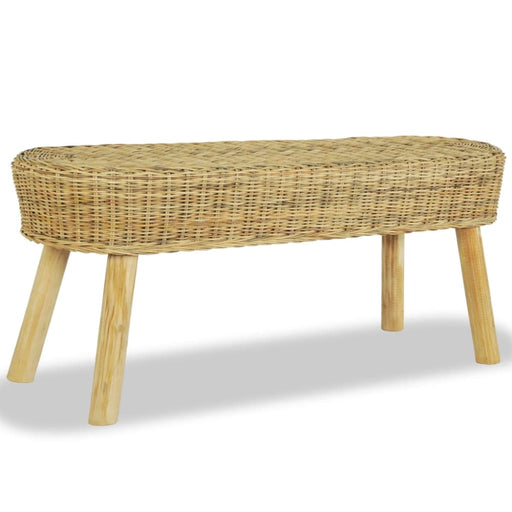 Hall Bench 110x35x45 Cm Natural Rattan Xaapik