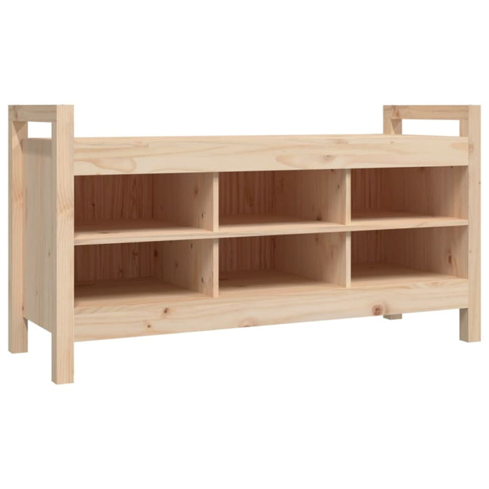 Hall Bench 110x40x60 Cm Solid Wood Pine Nxoink