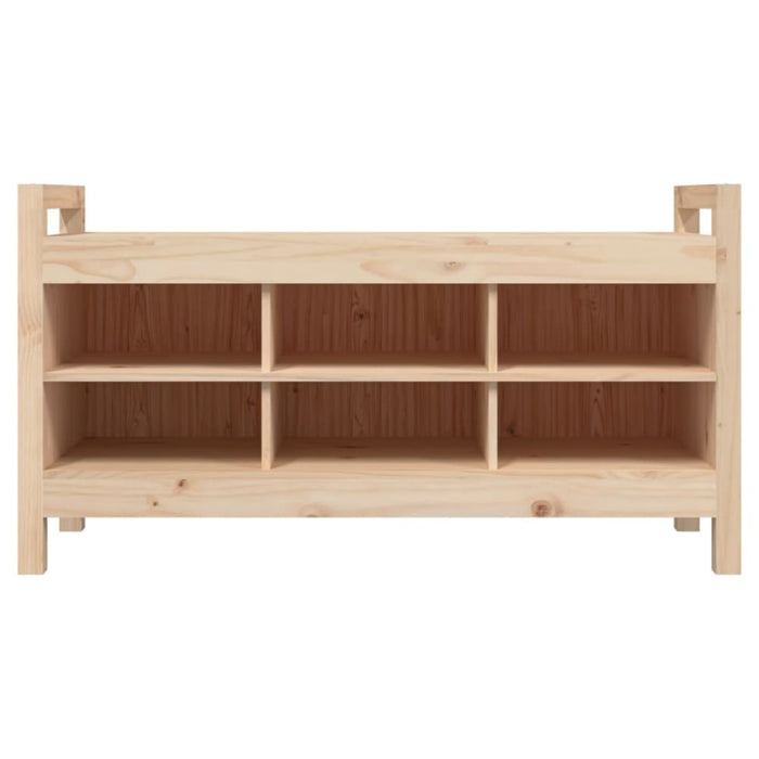 Hall Bench 110x40x60 Cm Solid Wood Pine Nxoink