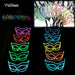 Halloween 10 Colours Led Neon El Wire Mask Cosplay Luminous