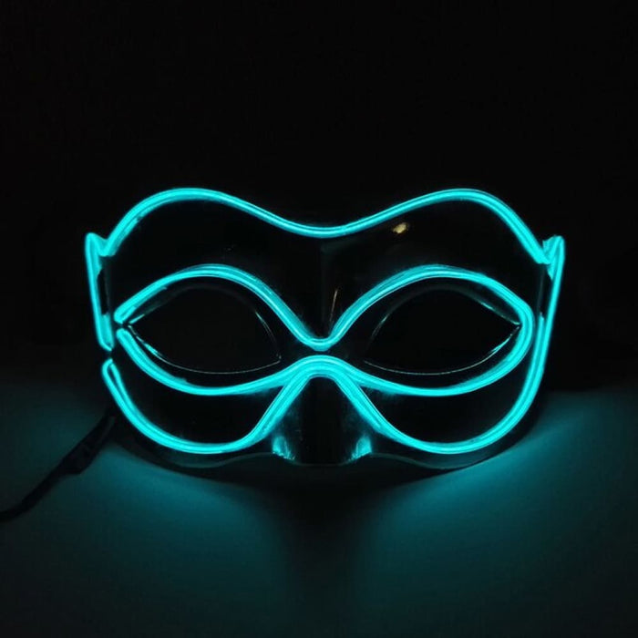 Halloween 10 Colours Led Neon El Wire Mask Cosplay Luminous