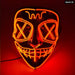 Halloween Horror Neon Party Mask Cosplay Ghost Skull Led