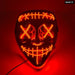 Halloween Horror Neon Party Mask Cosplay Ghost Skull Led