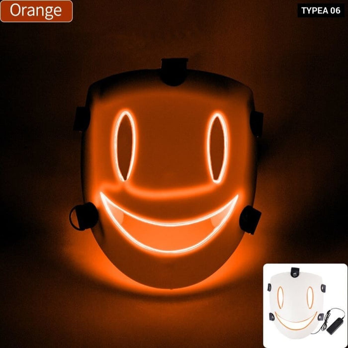 Halloween Mysterious Smiling Full Face Mask Cosplay