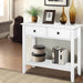 Hallway Console Table Hall Side Entry 2 Drawers Display