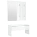 Hallway Furniture Set Glossy White Engineered Wood Nbnink