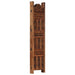 Hand Carved 4-panel Room Divider Brown 160x165 Cm Solid