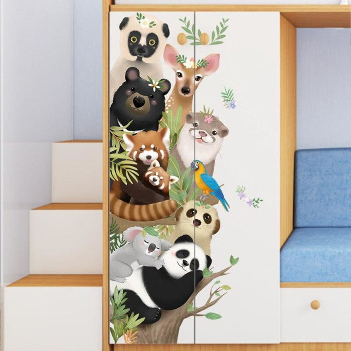 Hand Draw Cute Koala Animals Wall Stickers For Room