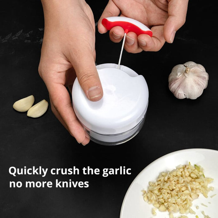 Hand Pulled Garlic Grinder In The Kitchen Palm Multi