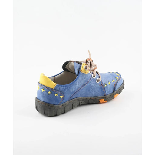 Hand Stitching Colour Block Leather Womens Sneaker