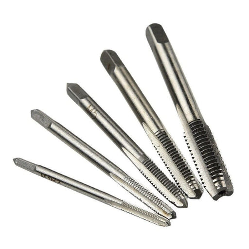 5pc Hand Straight Groove Thread Tap M3 to M8 Quick Tapping