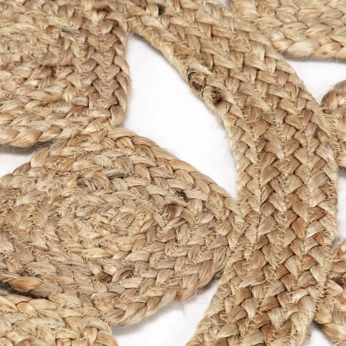 Handmade Rug Braided Jute 120 Cm