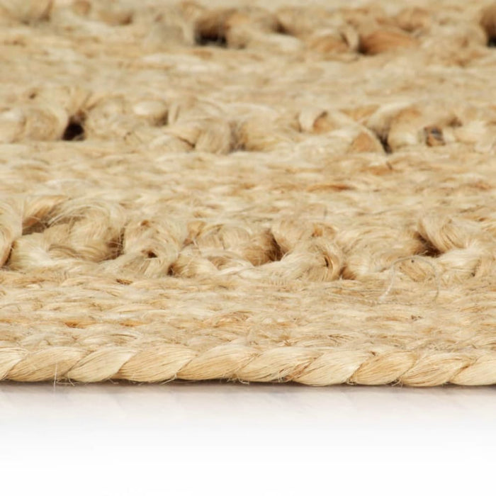 Handmade Rug Braided Jute 150 Cm