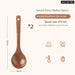 Handmade Natural Wood Soup Spoon For Cooking