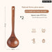 Handmade Natural Wood Soup Spoon For Cooking