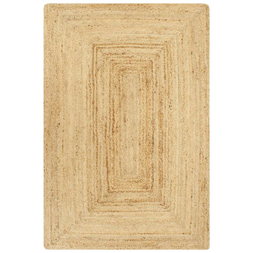 Handmade Rug Jute Natural 160x230 Cm