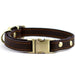 Handmade Strong Comfortable Metal Buckle Leather Collar