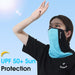 Hanging Ear Design Cool & Breathable Anti-uv Scarf