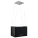 Hanging Island Range Hood Touch Sensor Lcd 55 Cm