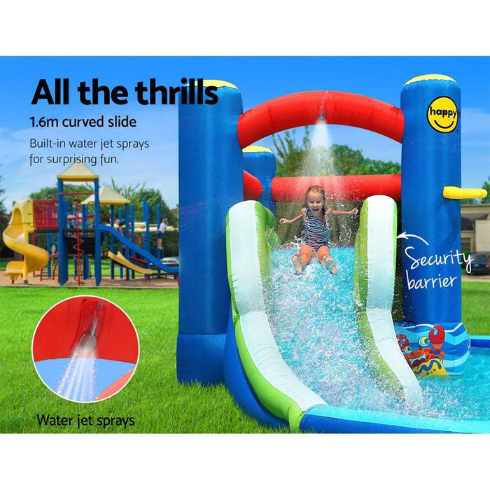 Happy Hop Inflatable Water Jumping Castle Bouncer Kid Toy