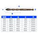 Hard Alloy Cross Hex Tile Drill Bits Set For Glass Ceramic