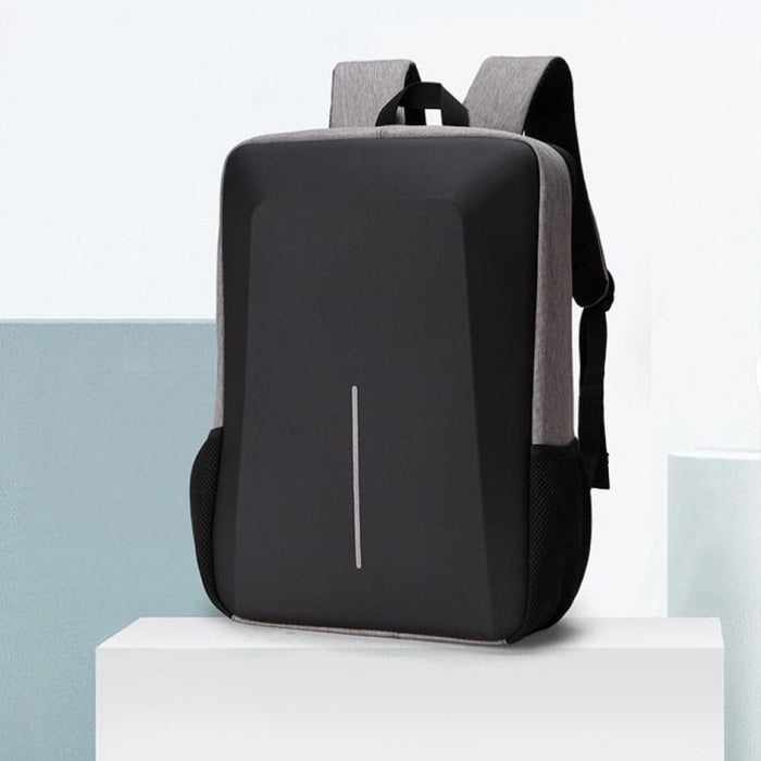 Hard Shell Backpack With Alloy Frame And Anti Theft Design