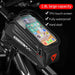 Hard Shell Touch Screen Top Tube Saddle Bicycle Bag