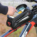 Hard Shell Touch Screen Top Tube Saddle Bicycle Bag