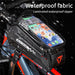 Hard Shell Touch Screen Top Tube Saddle Bicycle Bag