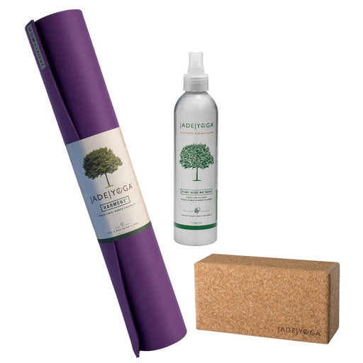 Harmony Mat Cork Block And Wash Kit Purple