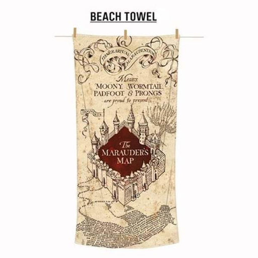 Nz Local Stock- Harry Potter Maruaders Map Beach Towel