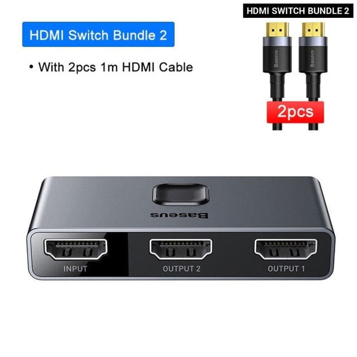 Hdmi-compatible Switcher 4k 60hz Bi-direction 1x2 2x1 Hdr