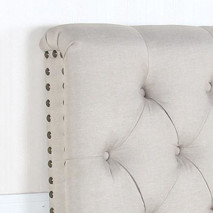 Bed Head Queen Size French Provincial Headboard Upholsterd